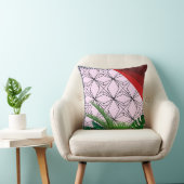 フローラパターン（の模様が）あるクッション、ガーデン装飾用クッション クッション (椅子)