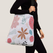 フローラパターン（の模様が）あるクロス体トートバッグ クロスボディバッグ (クローズアップ)
