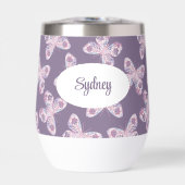 フローラパターン（の模様が）あるパーソナライズされた蝶