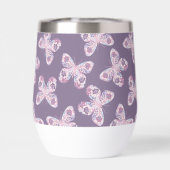 フローラパターン（の模様が）あるパーソナライズされた蝶