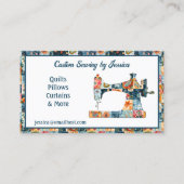 フローラパッチワーク裁縫機 名刺 (正面)