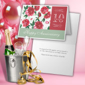 フローラパッチワークHappy Anniversary Card カード