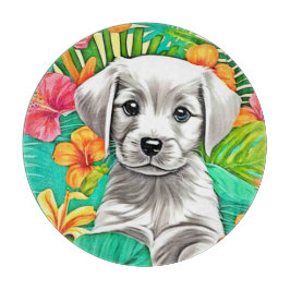 フローラパピーアート カッティングボード