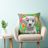 フローラパピーアート クッション (椅子)