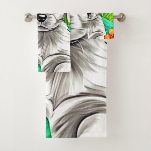 フローラパピーアート バスタオルセット (インサイチュ)