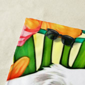 フローラパピーアート ビーチタオル (インサイチュ)