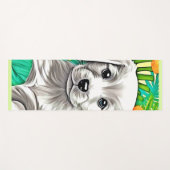 フローラパピーアート ヨガマット (正面(横))