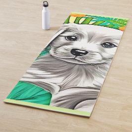 フローラパピーアート ヨガマット