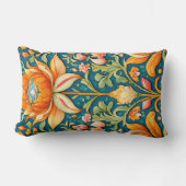 「フローラパラダイス数々のカラー装飾用クッション – 」 ランバークッション (正面)