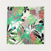 フローラパラダイスII タペストリー (正面(横))