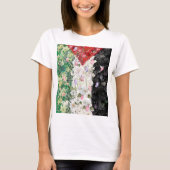 フローラパレスティナの地図 – 無料パレスティナの地図Tシャツ Tシャツ (正面)