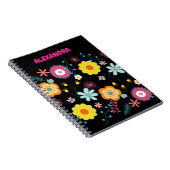 フローラパワカラフルーピンク ノートブック (右側)