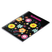 フローラパワカラフルーピンク ノートブック (左側)