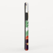 フローラパンジーシルエット：ヴィンテージ絵画フラワー Case-Mate iPhoneケース (裏面/右)