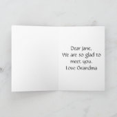 フローラパンダグリーティングカード サンキューカード (内部)