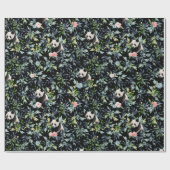 フローラパンダパターン ラッピングペーパー (フラット)