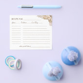 フローラパンパグラスレシピカード チラシ (シングル)