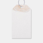 フローラパンパスグラスガールモダンベビーシャワー ギフトタグ (裏面)