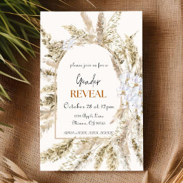 フローラパンパスジェンダーリビール招待状 招待状