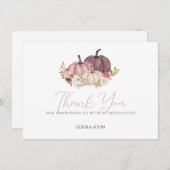 フローラパンプキンガーデンパーティー サンキューカード (正面/裏面)