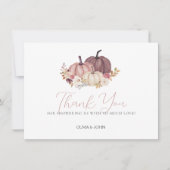 フローラパンプキンガーデンパーティー サンキューカード (正面)