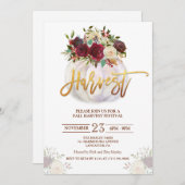 フローラパンプキンハーベストフェスティバル招待状 招待状 (正面/裏面)