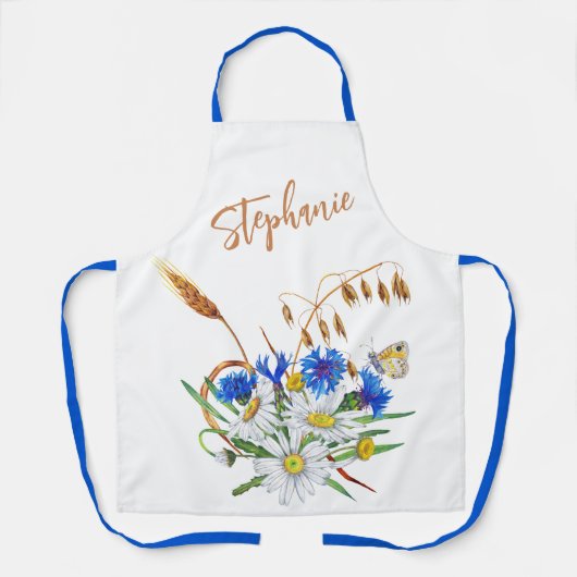 フローラパーソナライズされたエプカスタムン、母娘 エプロン (正面)