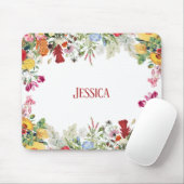 フローラパーソナライズされたガーデンカラフルフラワー マウスパッド (マウス)