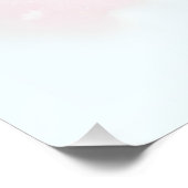 フローラパーソナライズされたクラウン、子供部屋芸術 ポスター (コーナー)