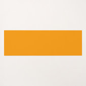 フローラパーソナライズされたグリーンオレンジブラックキャット ヨガマット (裏面(横))