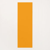 フローラパーソナライズされたグリーンオレンジブラックキャット ヨガマット (裏面)