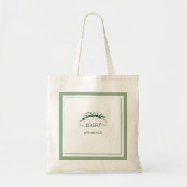 フローラパーソナライズされたシャバットバッグ トートバッグ