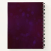 フローラパーソナライズされたスクール手帳 ノートブック (裏面)