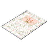 フローラパーソナライズされたスパイラルフォトノートブック ノートブック (左側)