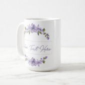 フローラパーソナライズされたセラミック製マグカップ コーヒーマグカップ (正面左)