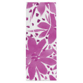 フローラパーソナライズされたデザインワインピンク抱き枕 ワインギフトバッグ (裏面)