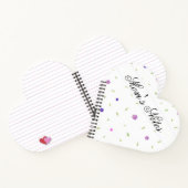 フローラパーソナライズされたノートのプレゼント ノートブック (内部)