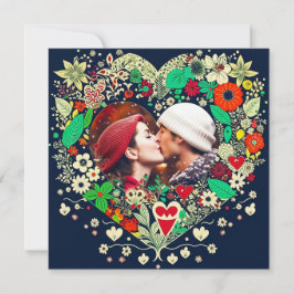 フローラパーソナライズされたハート枠ロマンチックな贈り物