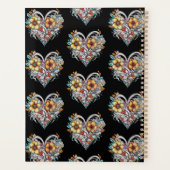 フローラパーソナライズされたハート プランナー手帳 (裏面)