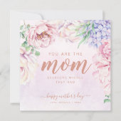 フローラパーソナライズされたフォトカード カード (正面)