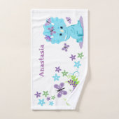 フローラパーソナライズされたベビー ハンドタオル (ハンドタオル)