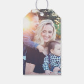 フローラパーソナライズされたマザーデイカード ギフトタグ (裏面)