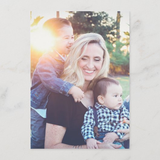 フローラパーソナライズされたマザーデイカード シーズンカード (裏面)