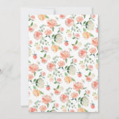 フローラパーソナライズされたメドレーブライダルシャワービンゴ (裏面)