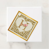 フローラパーソナライズされたモノグラム、AからZまで フェイバータグ (インサイチュ)