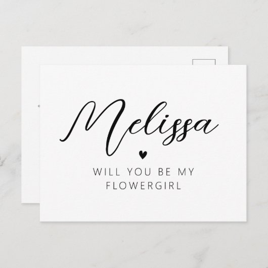 フローラパーソナライズされたルカードを使用するか ポストカード (正面/裏面)