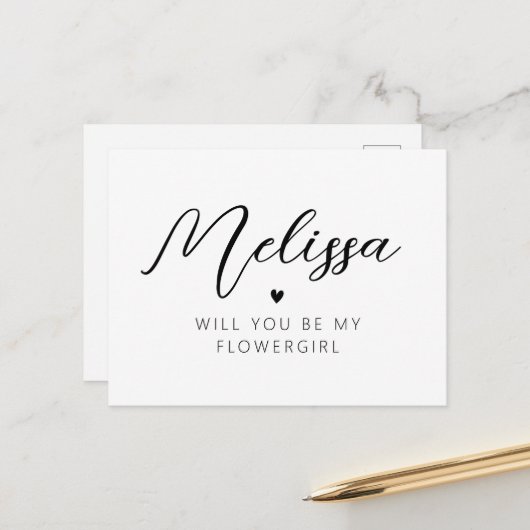 フローラパーソナライズされたルカードを使用するか ポストカード (正面/裏面インサイチュ)