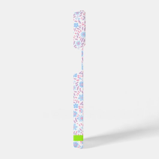 フローラパーソナライズされた名iPhoneケース iPhoneケース (右側面)