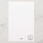 フローラパーソナライズされた文具 便箋 (裏面)