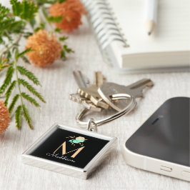 フローラパーソナライズされた束 キーホルダー